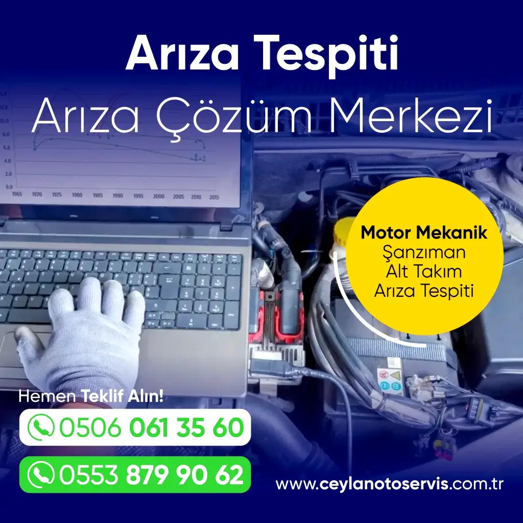 Arıza tespit, motor arıza ışığı, bilgisayarlı arıza kontrol, oto tamir,