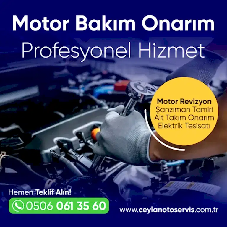Motor bakım onarım, motor revizon, alt takım, şanzıman, oto elektrik